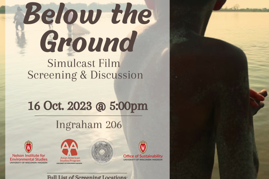 Banner: Above and Below the Ground: Simulcast Film Screening & Discussion, 16 October 2023